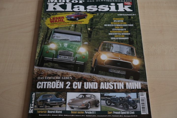 Deckblatt Motor Klassik (12/2006)